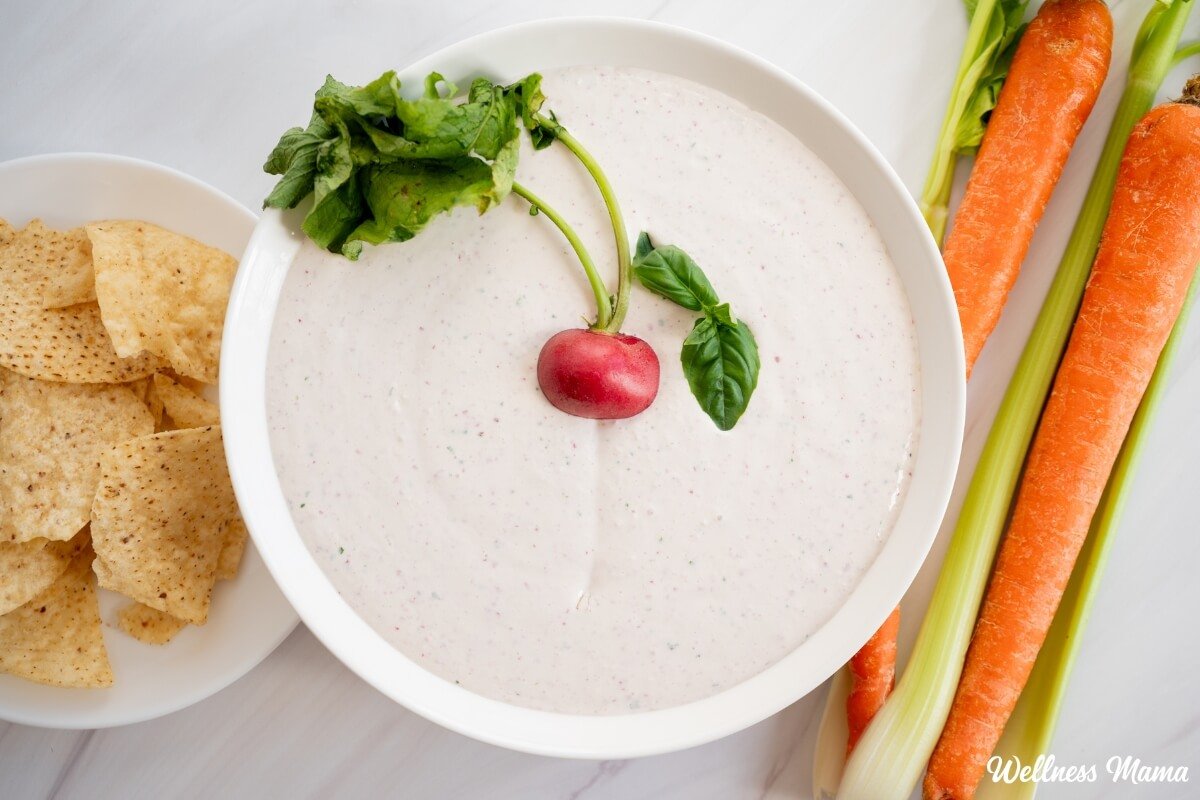 Radish Cream Cheese Dip (Kid Favorite!)